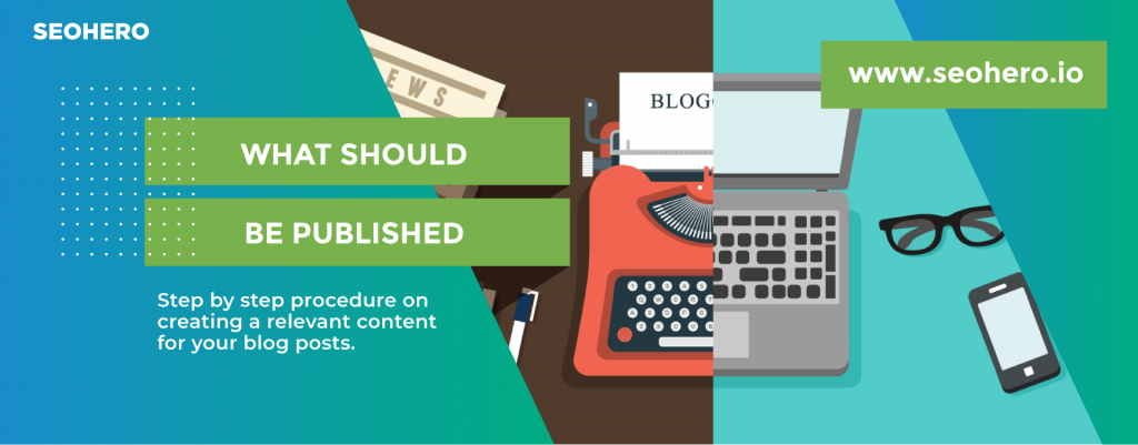 what should be published on the blog