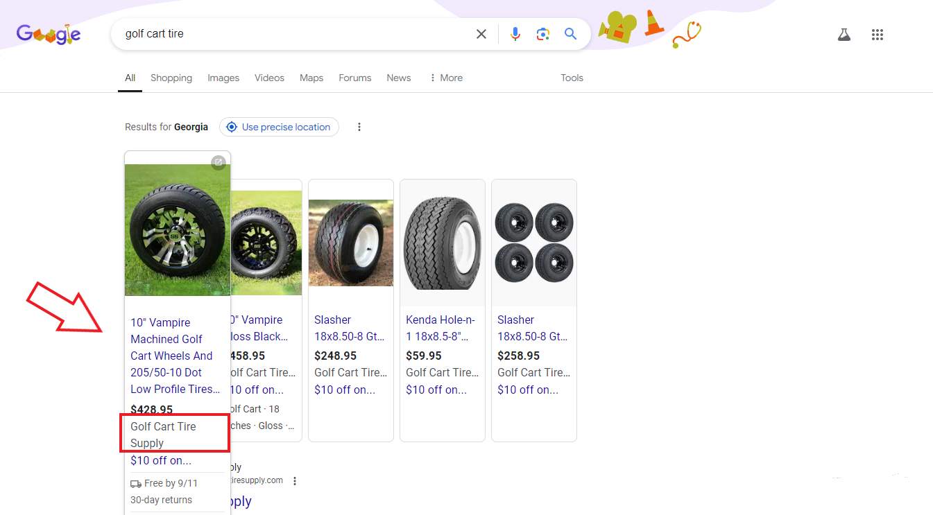 dynamic search ads - Golf Cart Tires