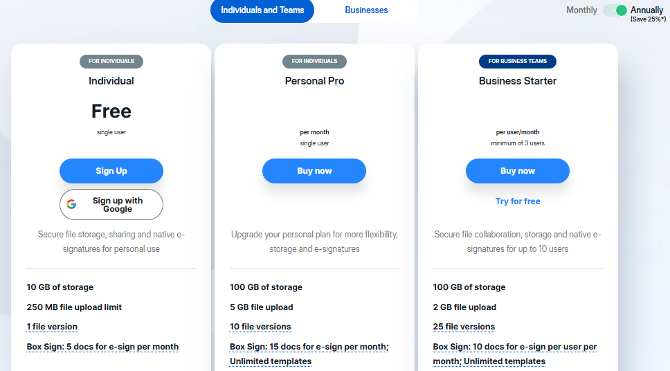 SaaS SEO Strategy - Pricing Page Example