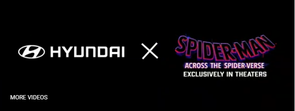 Hyundai partners with Spiderman and the Spiderverse for a marketing campaign